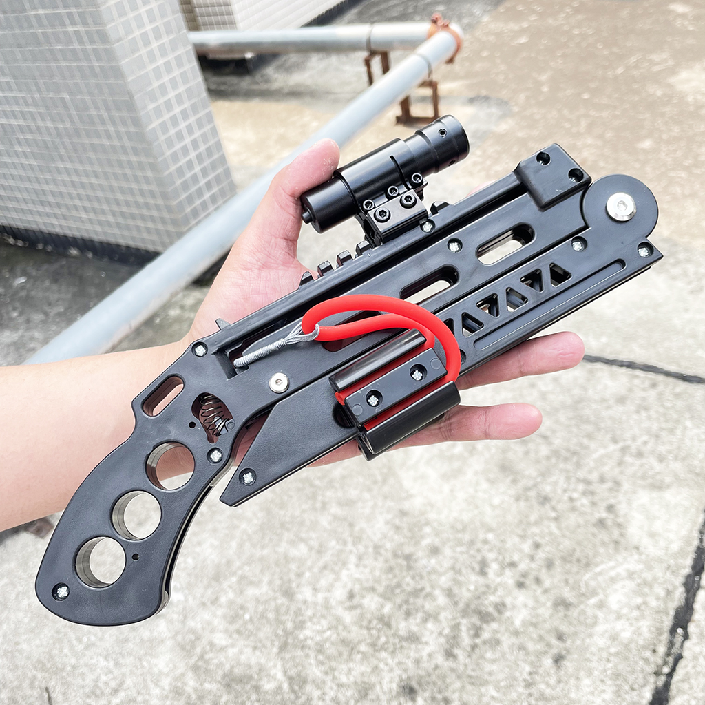 Hunting Bow Compound - Foldable Slingshot Set - High-Precision Hunting