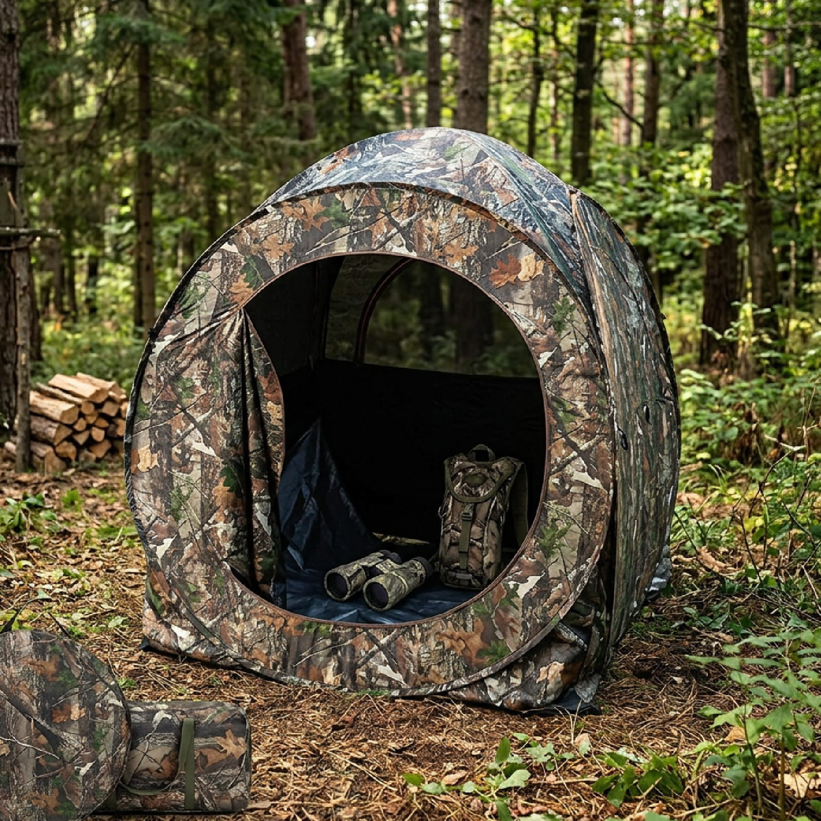 Camouflage Pop-Up Hunting Blin - đánh giá và giá Hunting & Outdoor Supplies Carterton Reviews