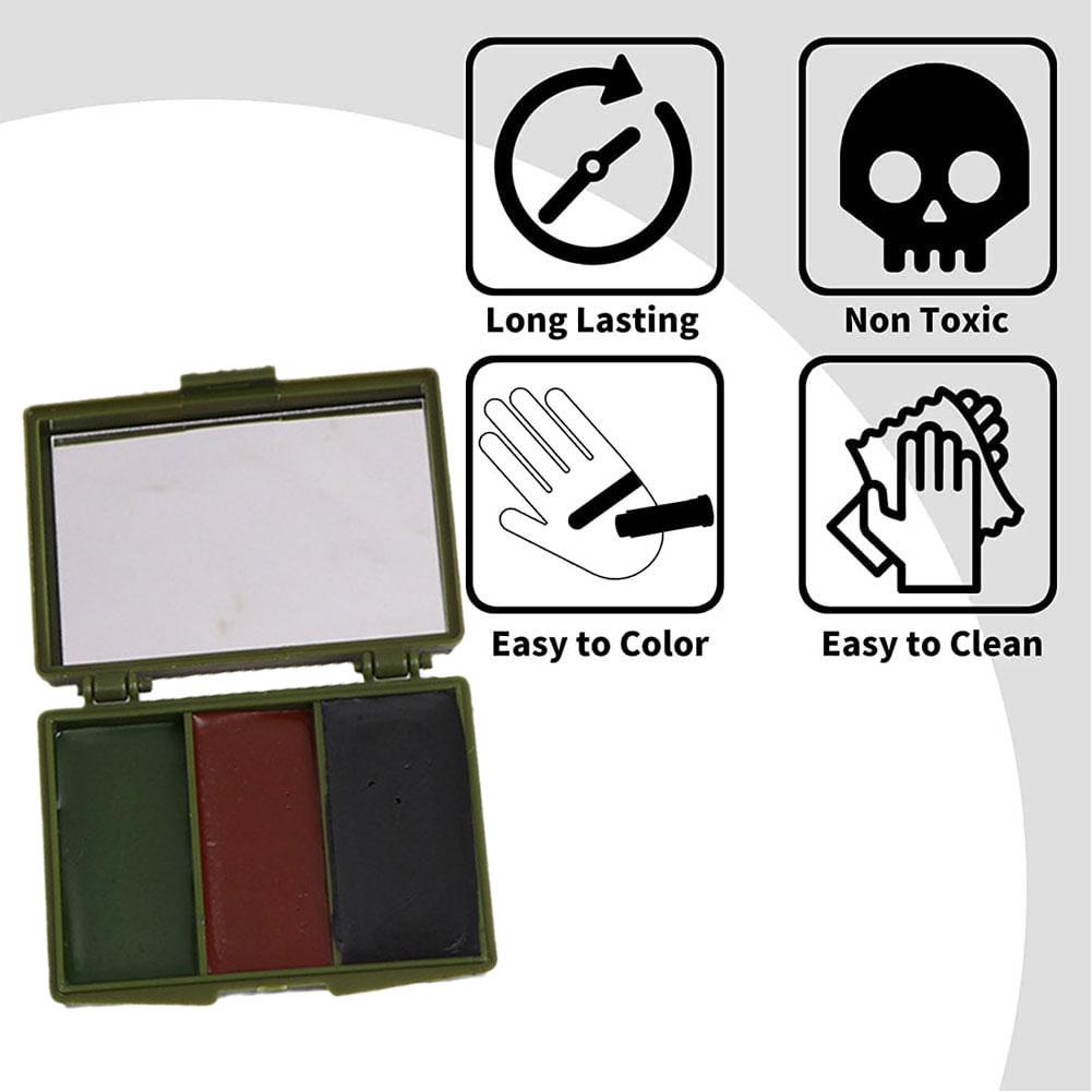 1/3/5PCS Portable Camouflage F - đánh giá và giá Camo Face Paint