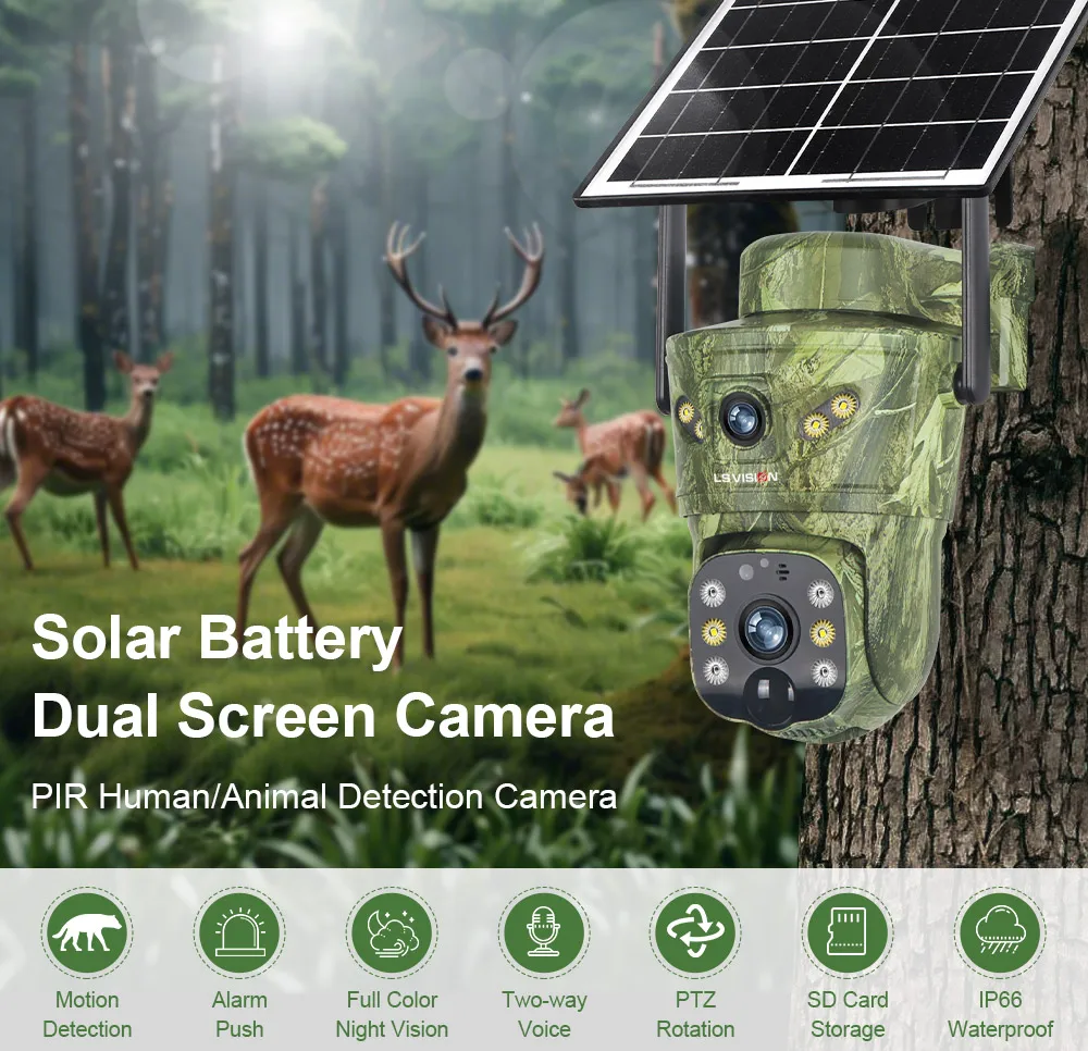 LS VISION 8MP 4G Solar Hunting - đánh giá và giá Hunting Outdoor Camera