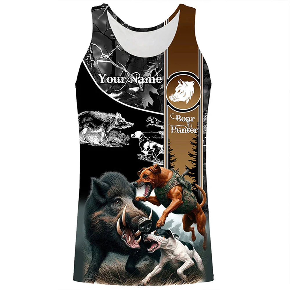 Custom Name Boar Hunter Tank T - đánh giá và giá Outdoor Hunting Dogs