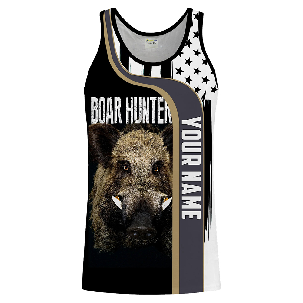 Custom Name Boar Hunter Tank T - đánh giá và giá Outdoor Hunting Dogs