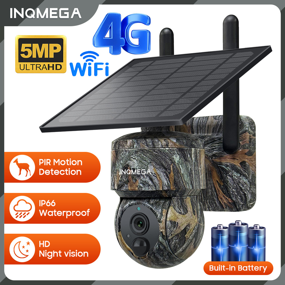INQMEGA 5MP 4G / WIFI Solar Wi - đánh giá và giá Hunting Outdoor Camera