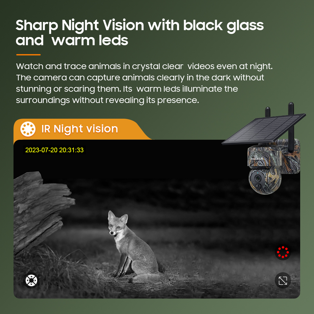 INQMEGA 5MP 4G / WIFI Solar Wi - đánh giá và giá Hunting Outdoor Camera