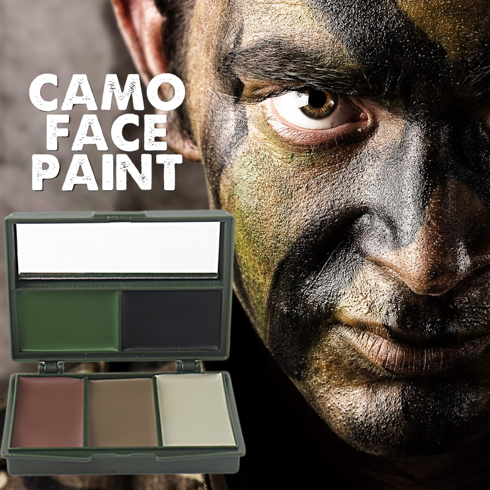 5-Color Camouflage, Face Paint - đánh giá và giá Camo Face Paint