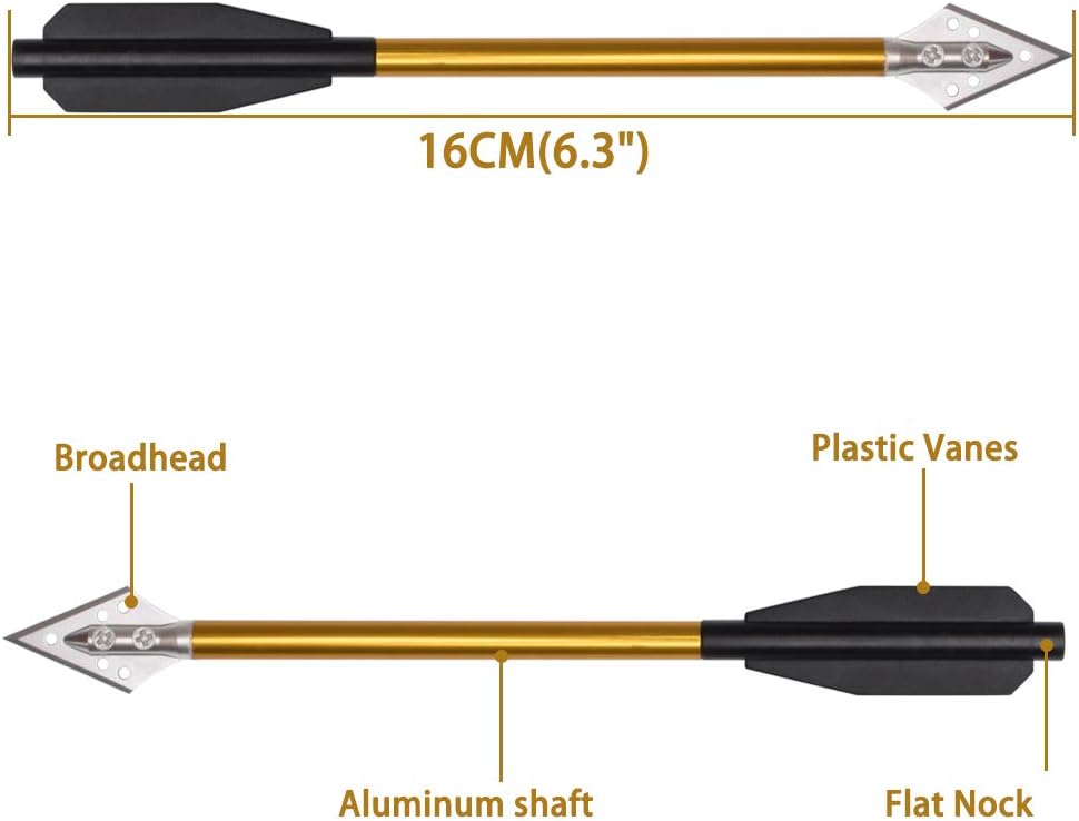 Aluminium Crossbow Bolts Arrow - đánh giá và giá Crossbow Bolt Broadhead