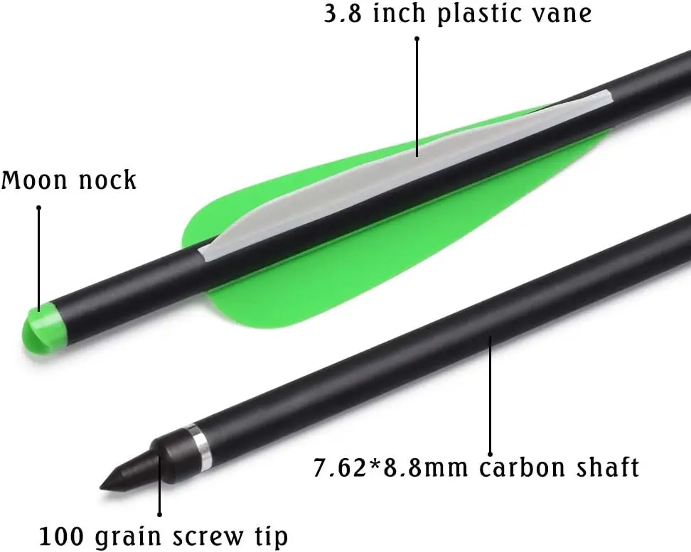 Elong Crossbow Bolts 20 Inch C - đánh giá và giá Crossbow Bolt Broadhead