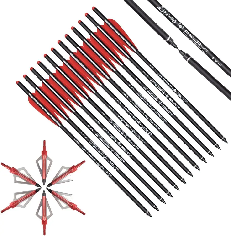 Elong Crossbow Bolts 20 Inch C - đánh giá và giá Crossbow Bolt Broadhead