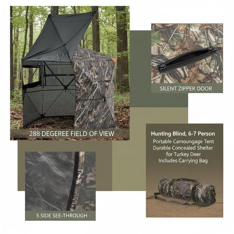Hunting Blind 6-7 Person For T - đánh giá và giá Hunting & Outdoor Supplies Carterton Reviews