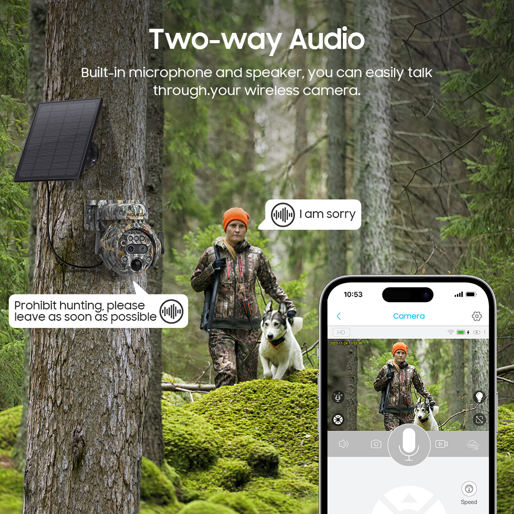 INQMEGA 8MP Solar Powered Came - đánh giá và giá Hunting Outdoor Camera
