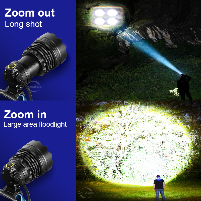 2026New High Power White Laser - đánh giá và giá Headlamp Tactical Bright
