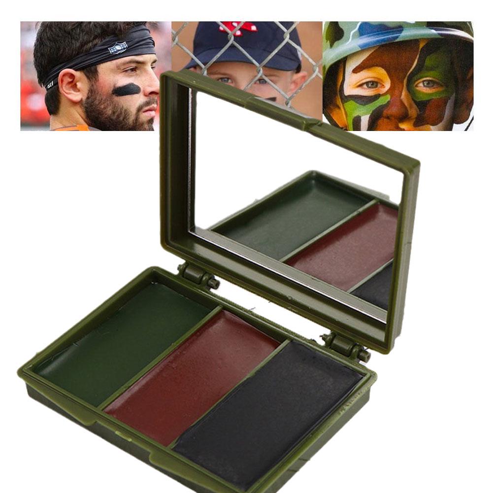 3 Colors Face Paint Camouflage - đánh giá và giá Camo Face Paint