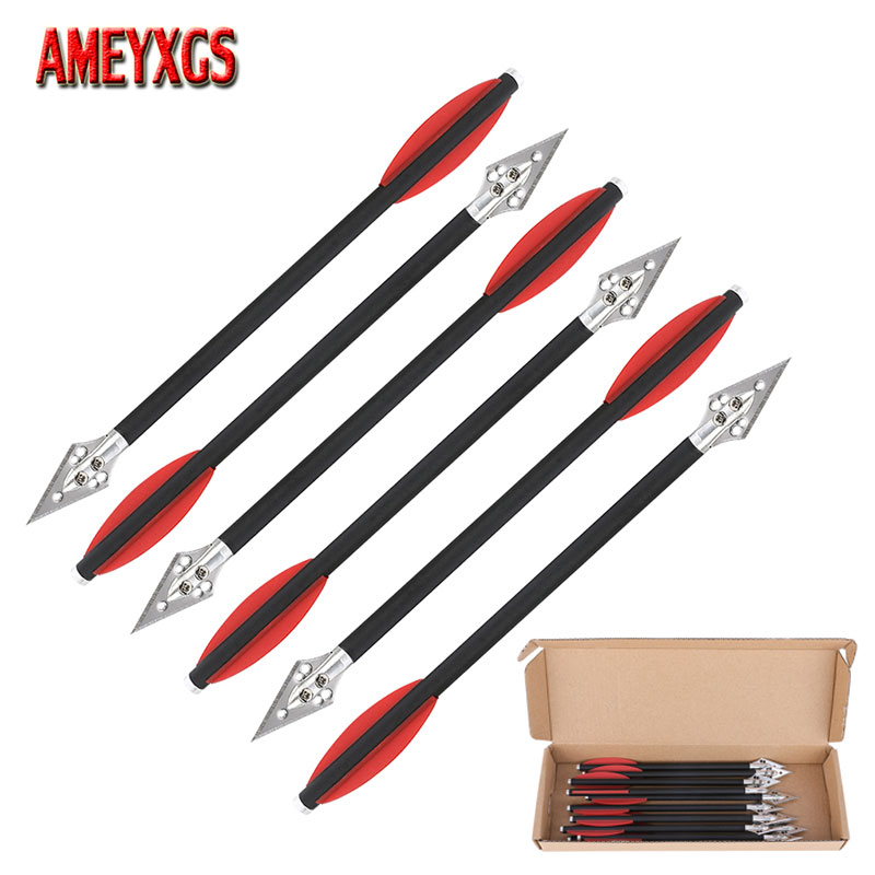 6/12pcs Mixed Carbon Arrow 7 I - đánh giá và giá Crossbow Bolt Broadhead