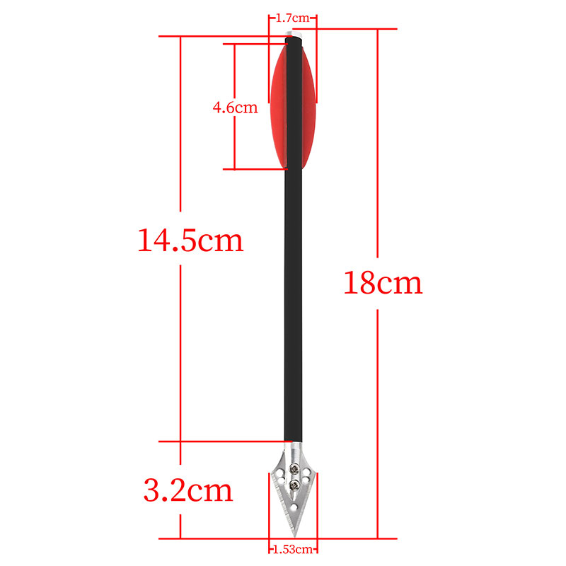 6/12pcs Mixed Carbon Arrow 7 I - đánh giá và giá Crossbow Bolt Broadhead