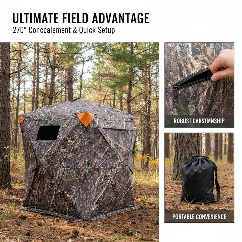 Ground Hunting Tent 60x60x66 I - đánh giá và giá Hunting & Outdoor Supplies Carterton Reviews