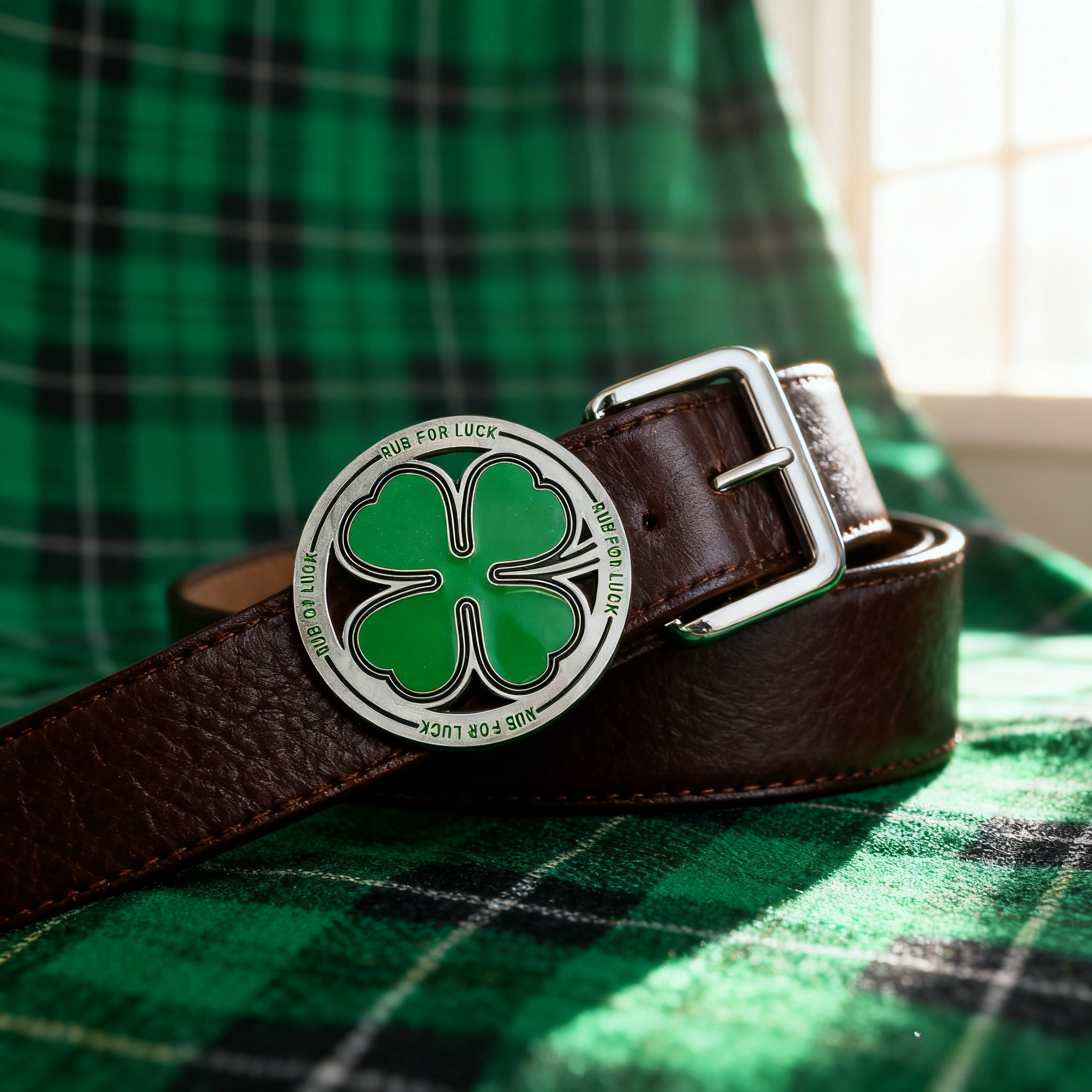 Four Leaf Clover Belt Buckle R - đánh giá và giá Outdoor Hunting Outfit