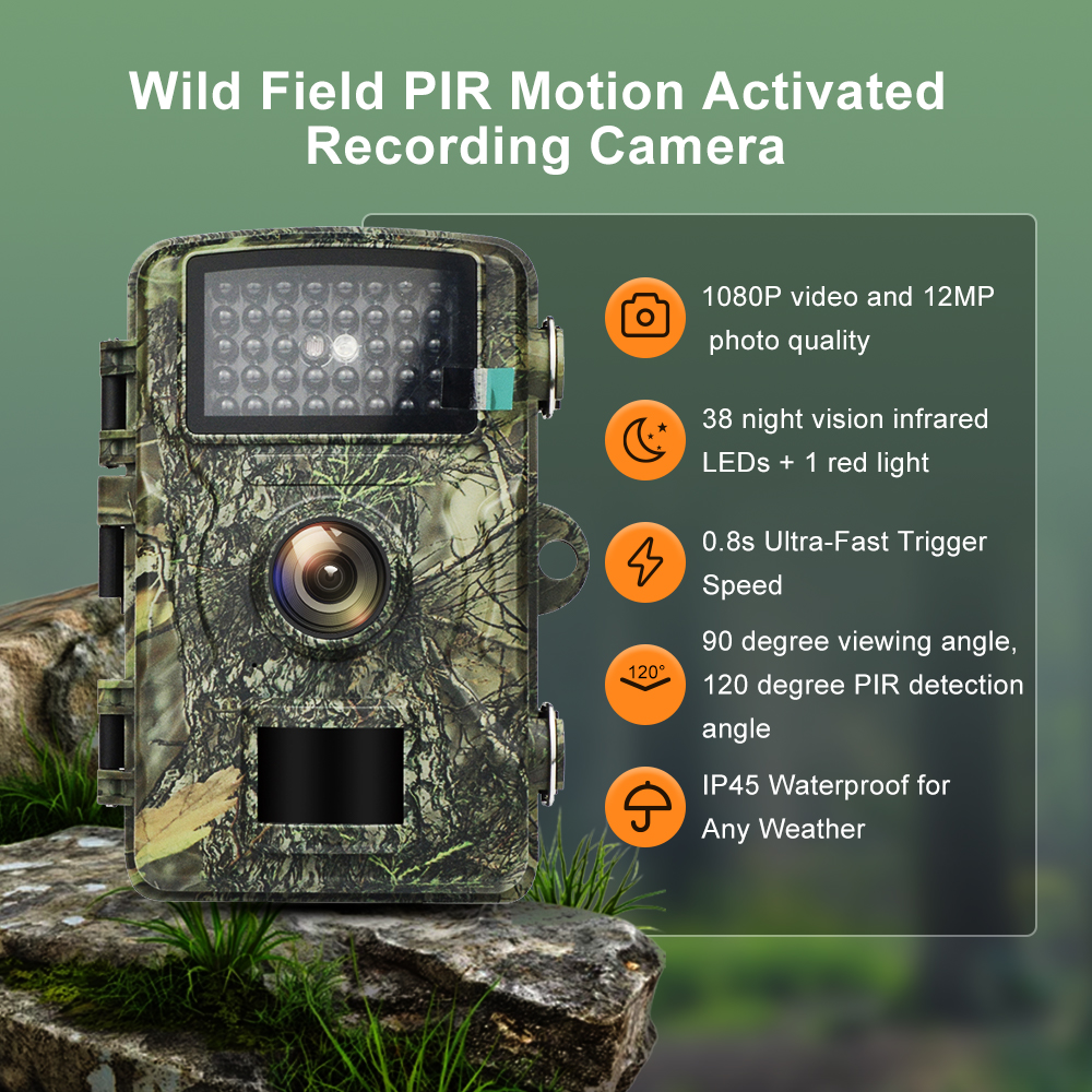 HD Wildlife Trail  Camera PIR  - đánh giá và giá Hunting Outdoor Camera