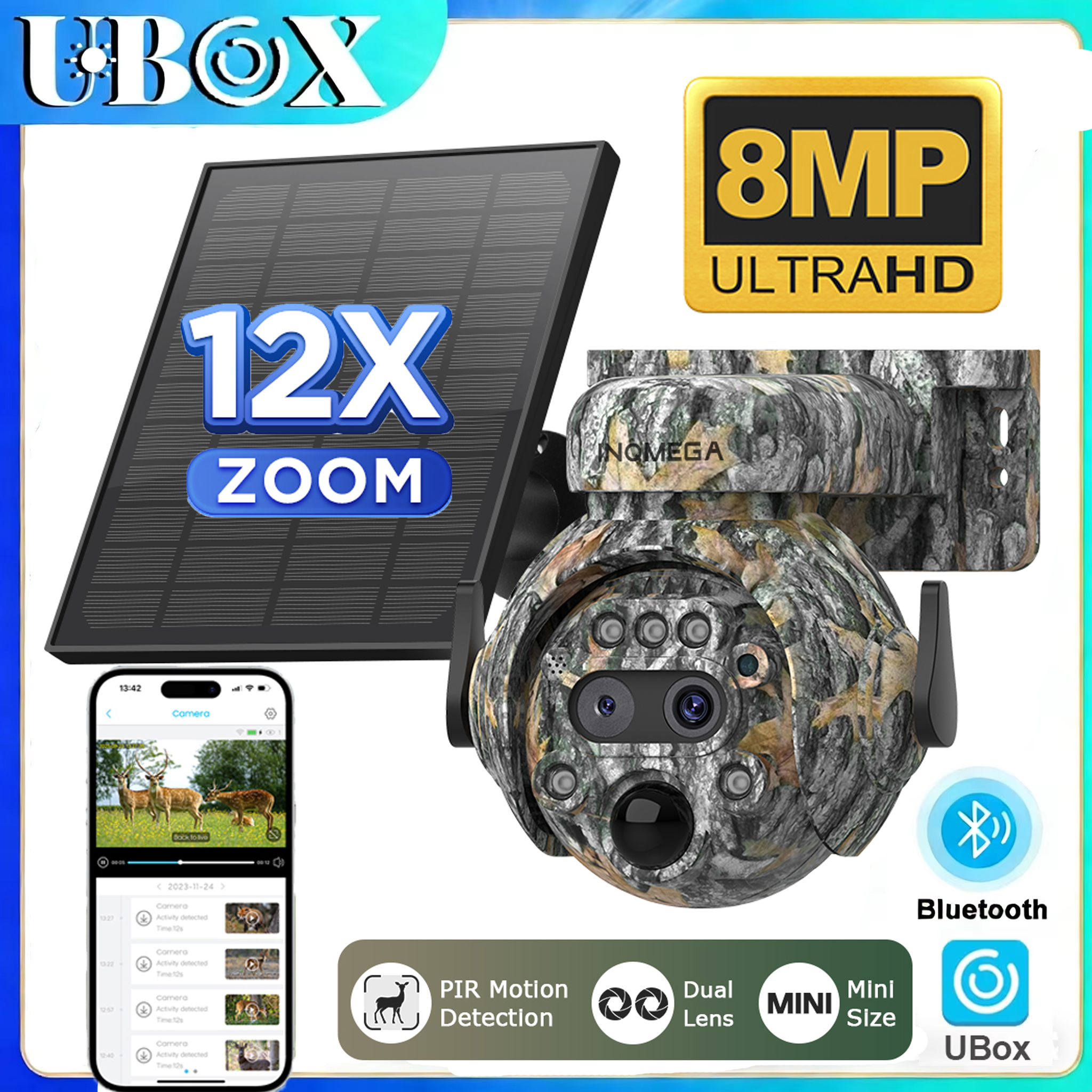INQMEGA 4K 4G SIM Solar Securi - đánh giá và giá Hunting Outdoor Camera