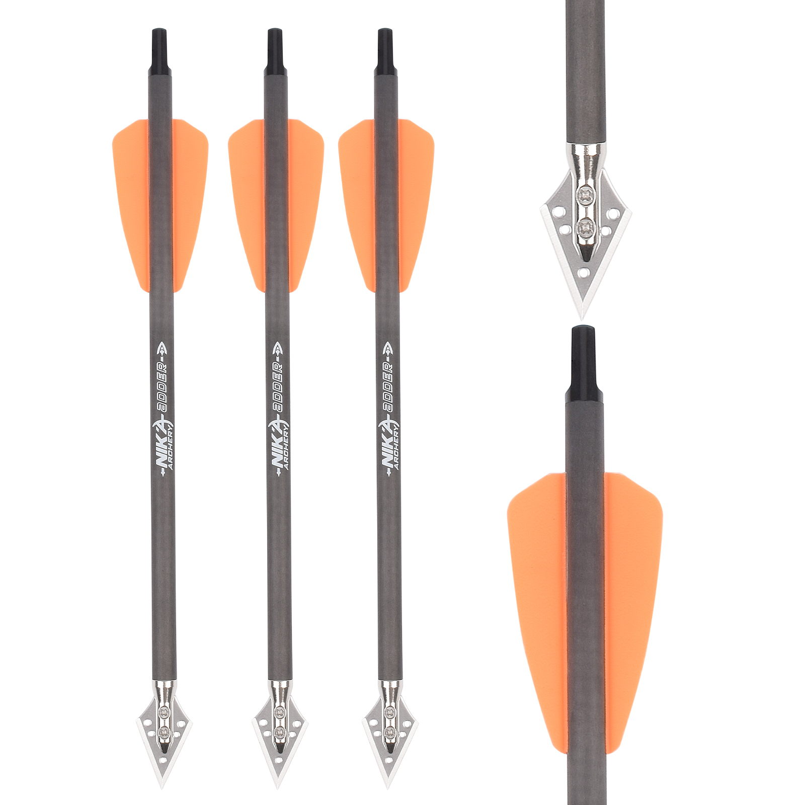 6pcs R9 7.5 Inch Catbon Crossb - đánh giá và giá Crossbow Bolt Broadhead