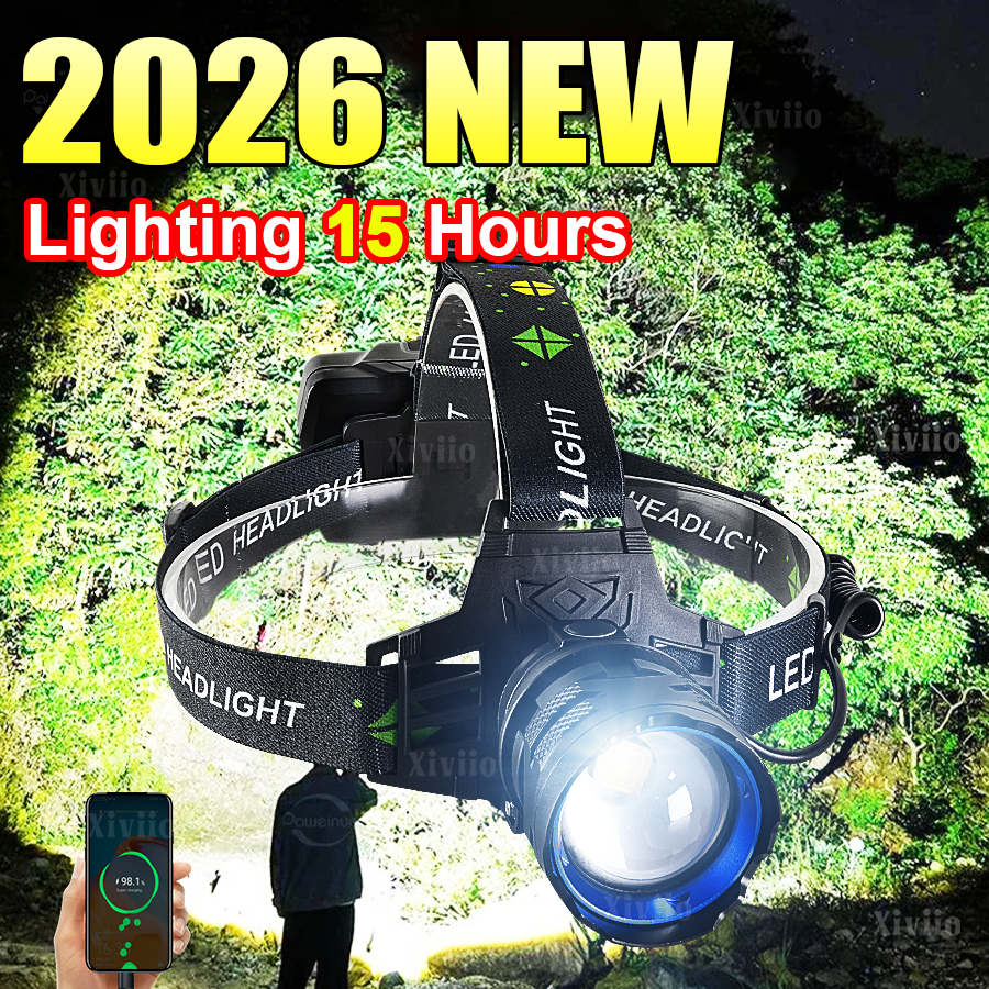 High Power LED Headlamp USB Re - đánh giá và giá Headlamp Tactical Bright